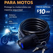 💥 CANDADO de cable espiral para motos para más información escribir al WhatsApp saludos y bendiciones 🙏. - Img 57436690