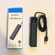 PARA TUS FLASH, HUB ORICO 7 PORT USB 3.0 NUEVAS - Img 48585965