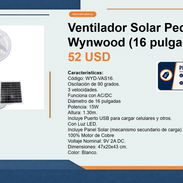 Ventilador Recargable de Pedestal - Img 55454461