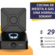 COCINA DE MESETA A GAS DE UNA HORNILLA SOKANY - Img 57271186