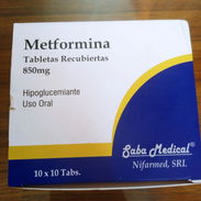 Metformina 850mg blister de 10 tabletas a 300CUP - Img 57882880