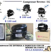 Compresor de refrigeracion de 1/8 hp R134a marca lg nuevo - Img 50082262