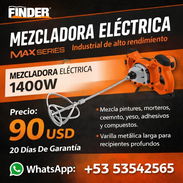 *90 USD* Mezcladora Eléctrica 1400W - Img 56075889