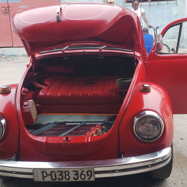 Vw  aleman, super beetle del año 1971 - 3/4