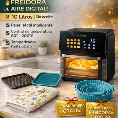 🍳✨ FREIDORA DE AIRE DIGITAL (AIR FRYER) 🔥 Cocina rápido, saludable y sin aceite - Img 123208615