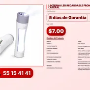 LINTERNA LED RECARGABLE FRONTAL Y LATERAL VPT-0181 - Img 56216126