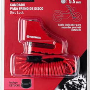 Hermex CB-55 Candado para disco de motocicleta, perno de 5.5 y 10 mm, Hermex - Img 55368172