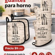 JUEGO DE GUANTES PARA HORNO - Img 55994263