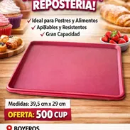 Bandejas plásticas para repostería y dulceria - Img 55396952