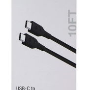 🔌 Cable USB-C a USB-C Quikcell 10 ft Trenzado Nuevo - Img 56449338