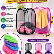 Cestos plegables de malla para ropa de gran capacidad - Img 55998274