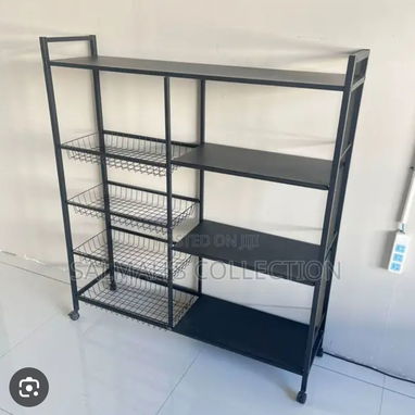 Organizador de metal entero con ruedas - Img 122880382
