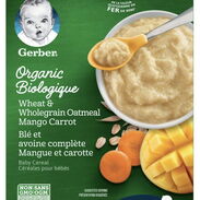 Cereal de bebé con suplemento de hierro.  Marca Gerber (Nestlé). 208g. Comida de bebé. - Img 45414739