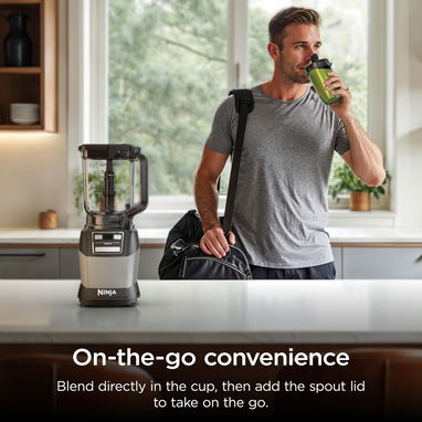 Batidora NINJA PRO 1200W AMZ493BRN MEGA SISTEMA DE COCINA 110V/60Hz (BATIDORA + PROCESADOR + NUTRI-NINJA) NUEVA EN CAJA - Img 124668901