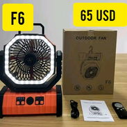 Ventilador recargable F6. Desde 59 h hasta 12 h en su maxima velocidad. Garantía. Soy del vedado. 65 USD o al cambio 💱 - Img 56469699