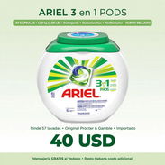 DETERGENTE ARIEL 3 EN 1 PODS - 57 CÁPSULAS - 40 USD - Img 56926464