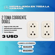 🔌 COMBO DE 2 TOMA CORRIENTE DOBLE 💵 ¡Por s - Img 56266797