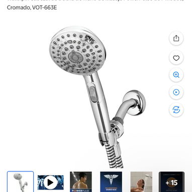 MOEN INC/FAUCETS 26112SRN Nickle 6Func Cabezal de Ducha Mag - Img 119047951