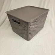Artículos del hogar y esta Cesta Organizadora con Tapa. Precio: 14 usd. Lee y 📞 56249037 - Img 55992778