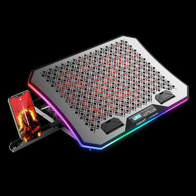 Gaming Laptop Cooler Maxell Samurai con soporte para teléfono... - Img 124252421