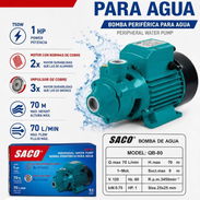 Bomba de agua 1 hp - Img 56691463
