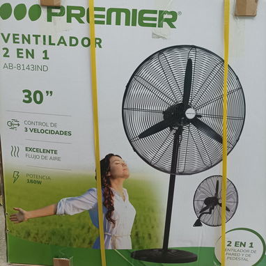 Ventilador pedestal+pared, Premier, 30", 160W -mensajería gratis y garantía - Img 119963180