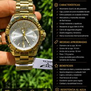 Reloj INVICTA FEMENINO DORADO con mensajería incluida - Img 55798417