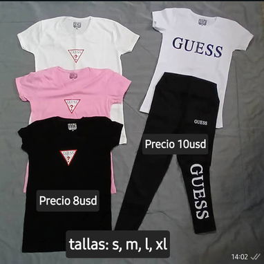 Ropa deportiva/ licras cortas, largas/ conjuntos deportivos/ short y tops/ - 8/9