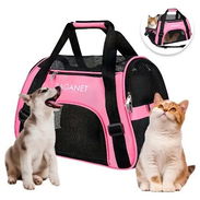 Transportadora para Perros y Gatos pequeños y medianos nuevo a estrenar color rosado y negro - Img 56498182
