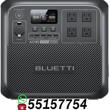 ⚡🔌BLUETTI AC180 ▌1800W con picos de 2700W ▌Batería de reserva LiFePO4 de 1152 Wh 🚜"ENVÍO GRÁTIS" - Img 118909904