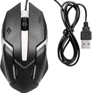 Mouse de cable USB con luces - Img 49943967