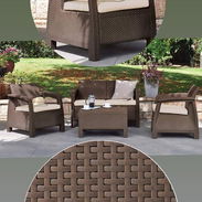 Juego de terraza Marca Keter Color Marrón Material Plástico Dimensiones del producto 27,6"prof. x 29,5"an. x 31,1"al. p - Img 55678229