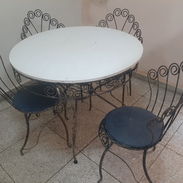Juego de comedor de hierro - Img 55197920