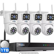 Sistema de cámaras de Seguridad CCTV Hiseeu 4 -cámaras PTZ - Img 50257868