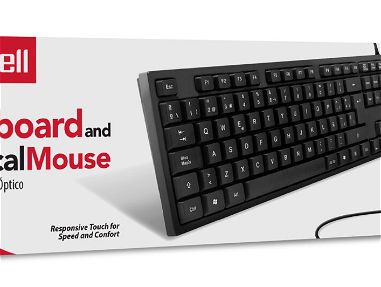 Juego de teclado y mause Marca Maxell:  teclado básico multifuncional con pad numérico y mouse óptico WRKBC-10 53828661 - Img 65959399