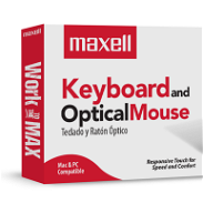 Juego de teclado y mause Marca Maxell:  teclado básico multifuncional con pad numérico y mouse óptico WRKBC-10 53828661 - Img 45520695