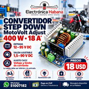 Convertidor STEP DOWN MotoVolt Adjust 400W 18A - Img 57687758