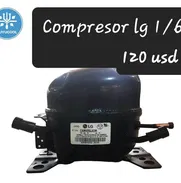 Compresor LG de 1/6 para refrigeración .compresor 1/8 envío c costo adicional solo x domicilio - Img 47028199