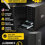 Se vende gabinete de almacenamiento tipo Tower RAID de 8 bahías, en excelente estado, funcionando al 100% - Img 55073510