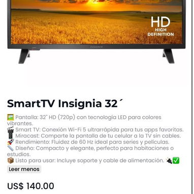 Smartv Insignia fire tv 40p class f20 sellado cja garantia x escrito somos tienda fisica variedad 32,40,55 y 65p - Img 127330256