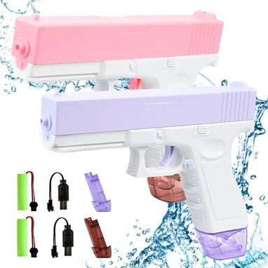 Pistola de Agua Eléctrica Recargable - Diversión a Chorro Todo el Verano | Lleva la emoción a... | videojuegoshabana.com - Img 123150769