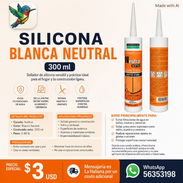 SILICONA BLANCA NEUTRA 300 ML - Img 57152563
