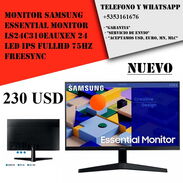 Monitor SAMSUNG ESSENTIAL MONITOR 24´´ LED / IPS / FULL HD 75Hz FreeSync / NUEVO / 24 pulgadas Samsung +5353161676 - Img 45316894