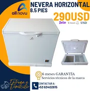 NEVERA HORIZONTAL 8.5 PIES ALLNOVU (COLOR BLANCO) - Img 49848618
