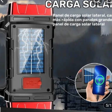 Lámpara recargable solary por cable - 2/2