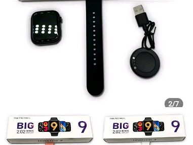Relojes ⌚✨ inteligentes (Smart Watch) ⌚✨ ✅️Modelo T900 Pro Max L serie 9 son de este año colores 🌈 negros ⚫ - Img 65379694