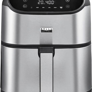 🍟 Freidora De Aire Bella PRO 6QT Acero Inoxidable Con Pantalla Táctil, Canasta Extraíble 🧼 Envío* + Garantía** - Img 97713903