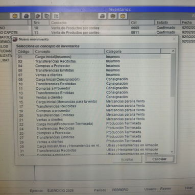 Sistema de Inventarios y Venta - 3/4