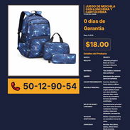 JUEGO DE MOCHILA CON LONCHERA Y CARTUCHERA VPT# -0196 - Img 56244151