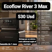 Ecoflow River 3 Max, Garantía de 1 mes, Entrega por un mínimo costo adicional para toda La Habana - Img 56706241